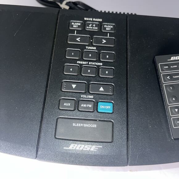 Bose Wave AWR1-1W AM/FM Alarm Radio AM/FM System Black #U1654 With Remote - Picture 4 of 7